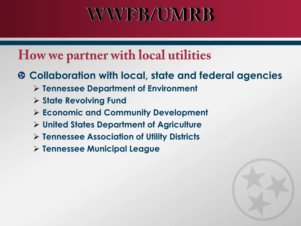 collaboration with local state and federal