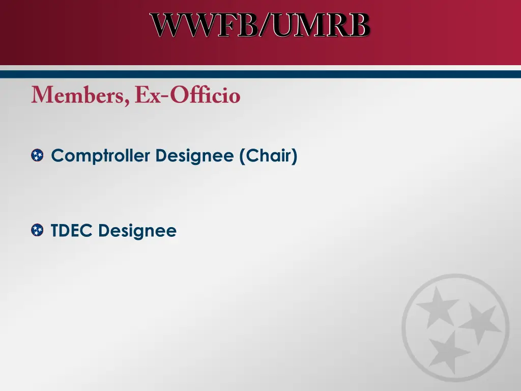 comptroller designee chair