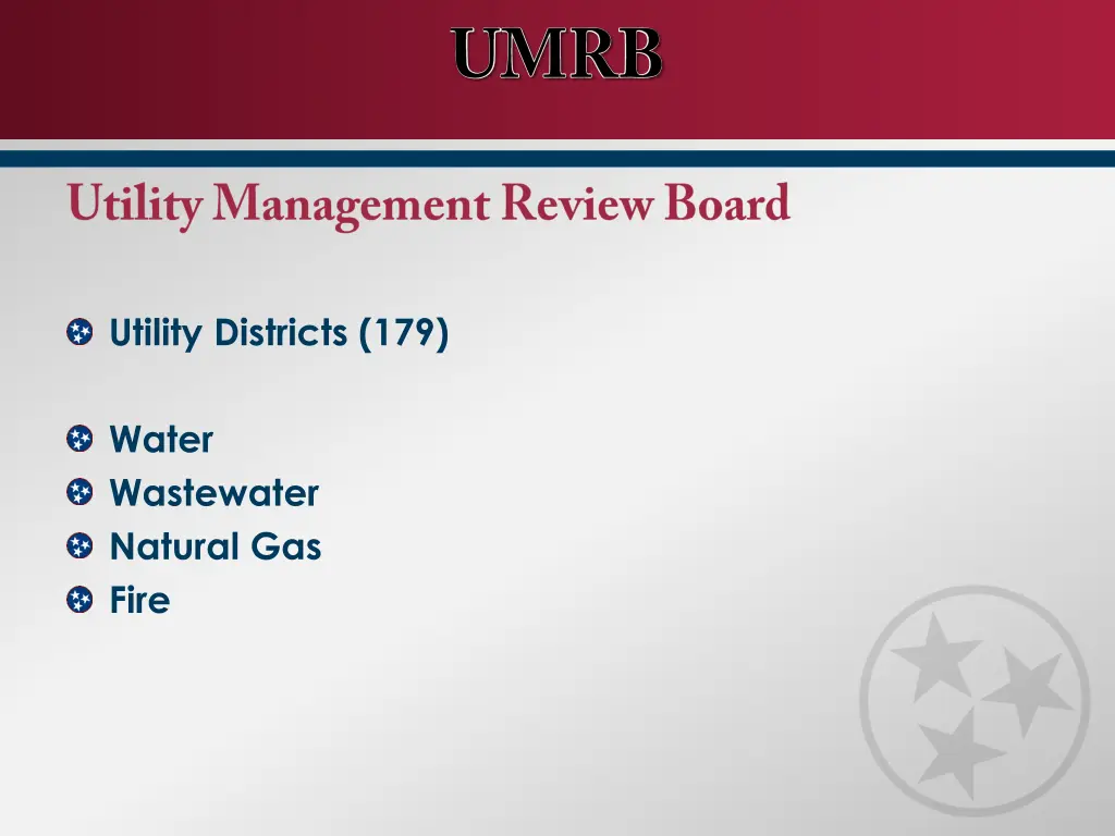 utility districts 179