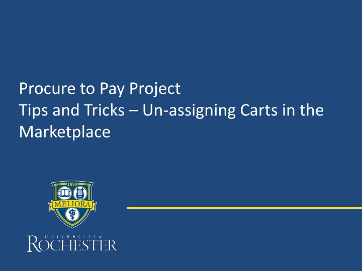 procure to pay project tips and tricks