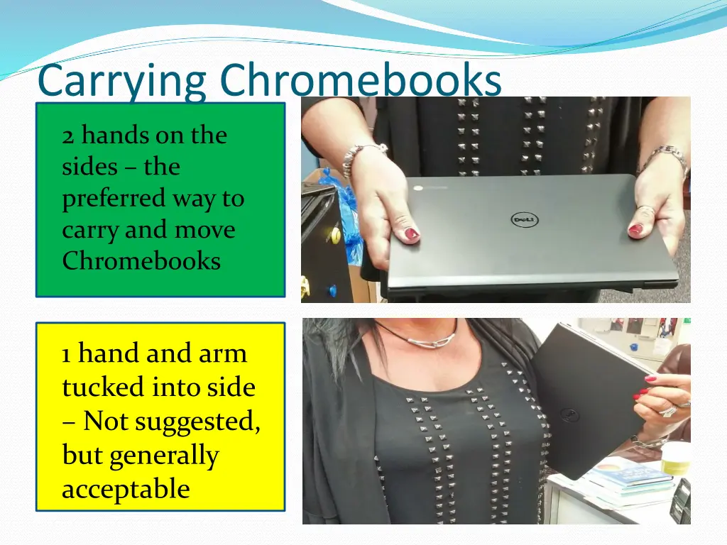 carrying chromebooks