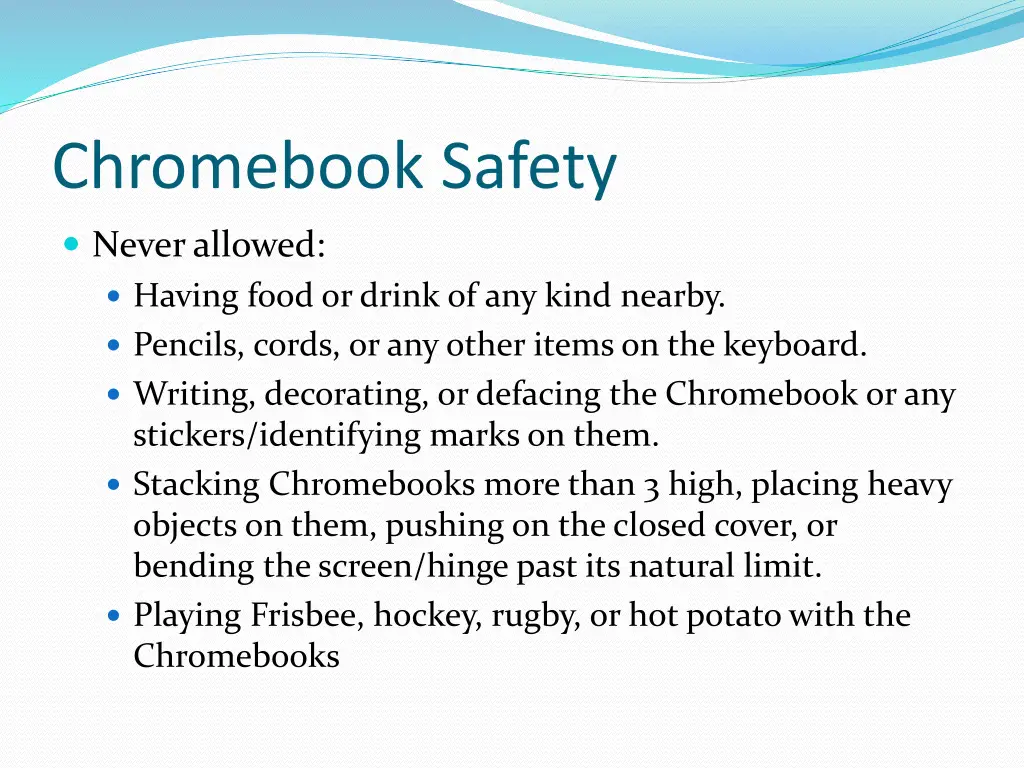 chromebook safety