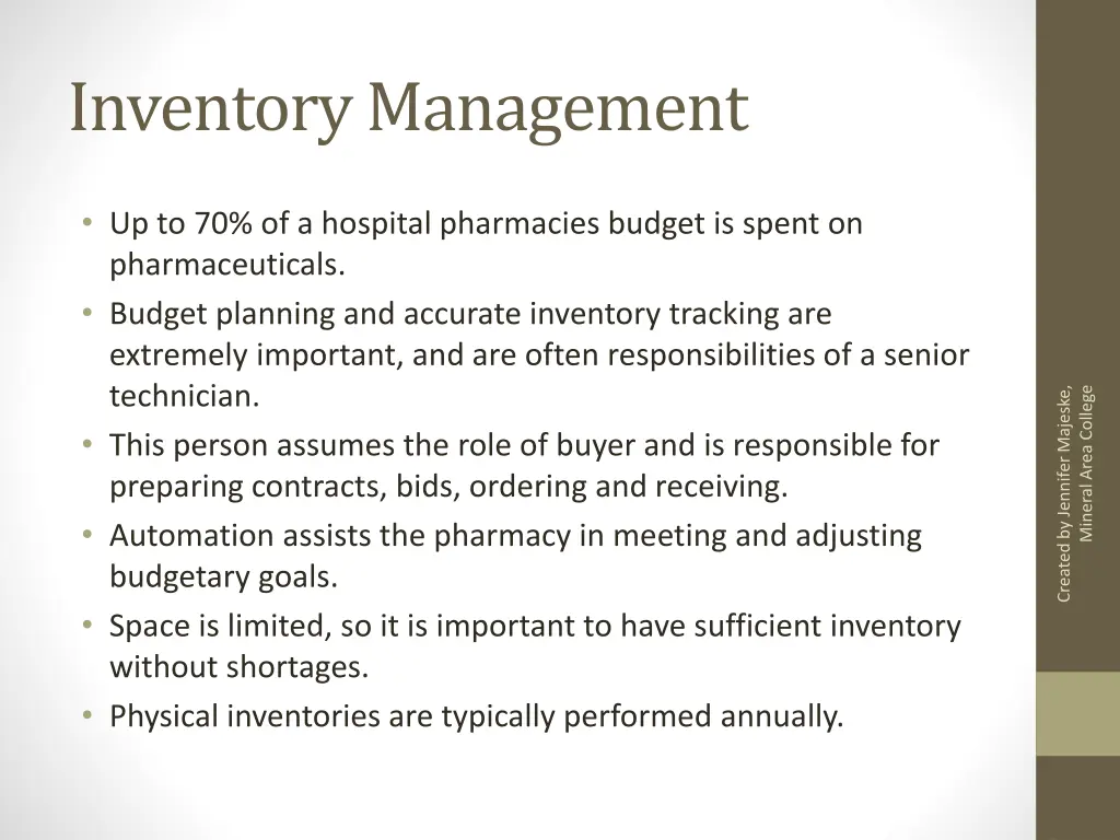 inventory management