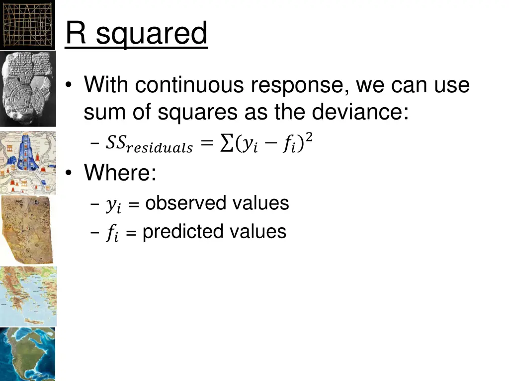 r squared