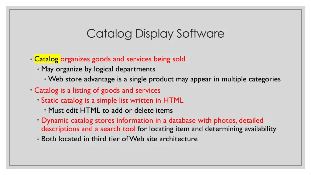 catalog display software