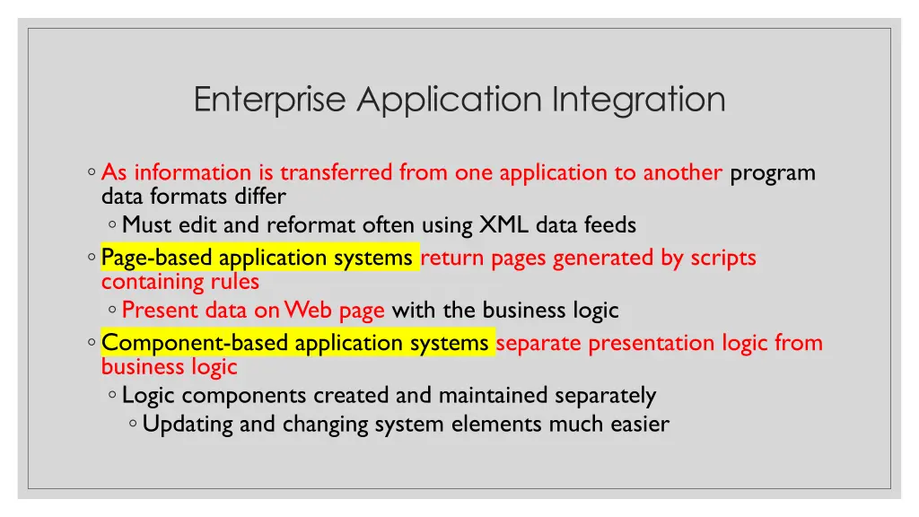 enterprise application integration 1