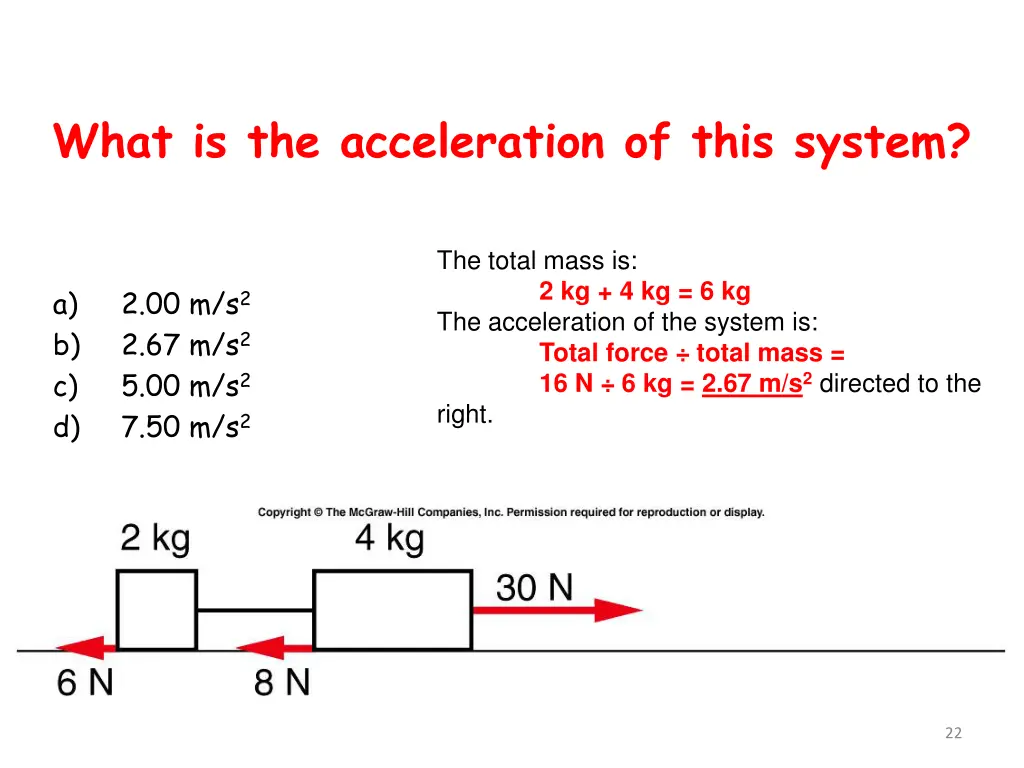 what is the acceleration of this system