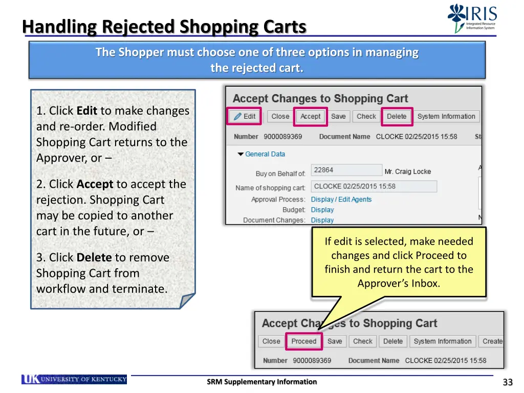 handling rejected shopping carts 1