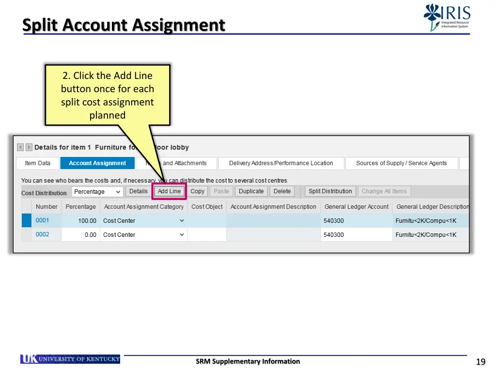 split account assignment 1