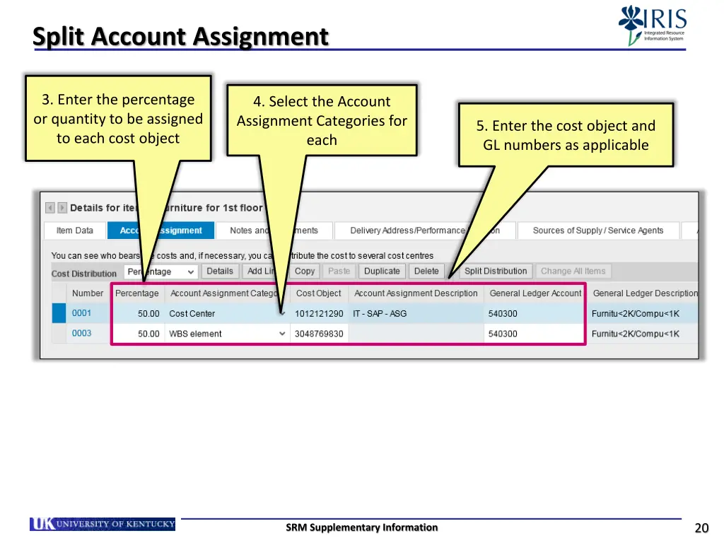 split account assignment 2