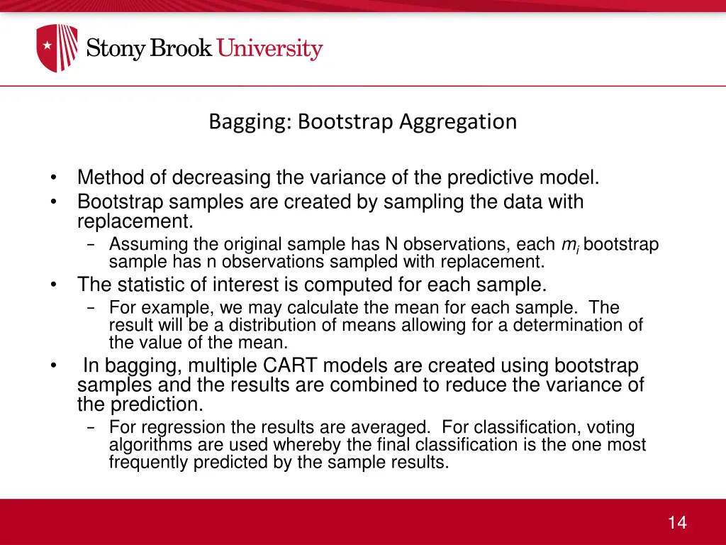 bagging bootstrap aggregation