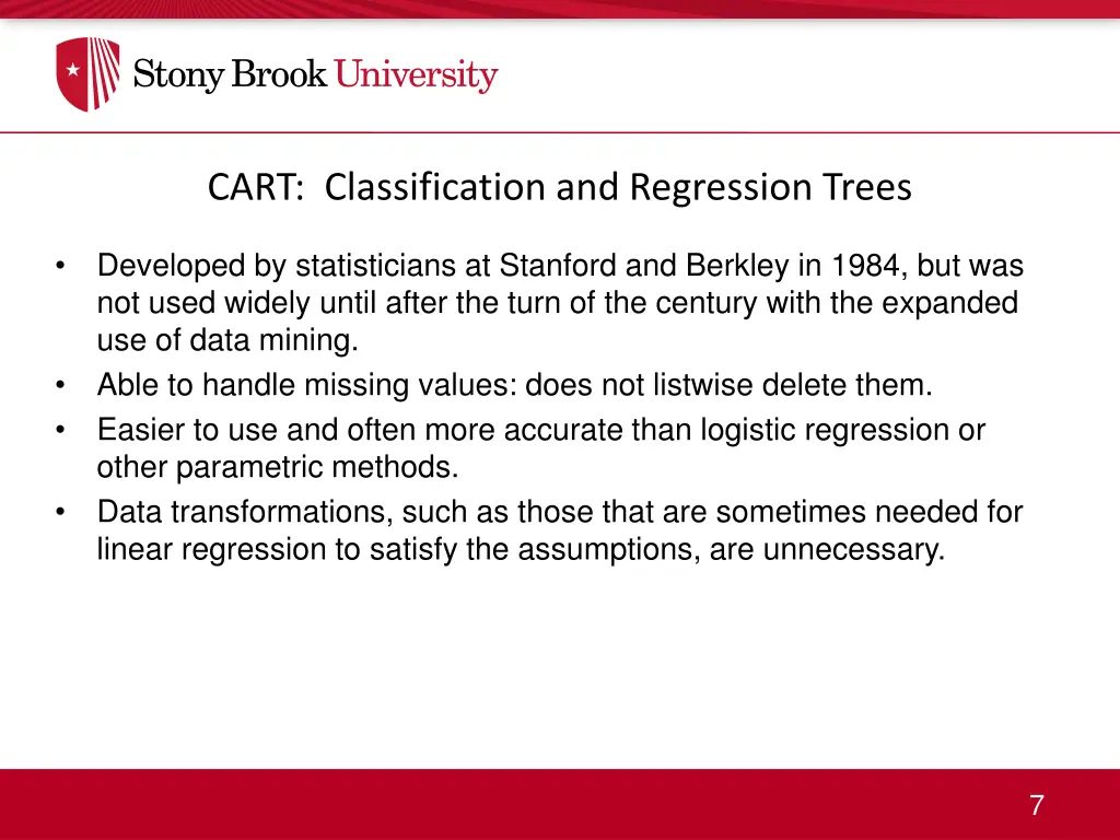 cart classification and regression trees