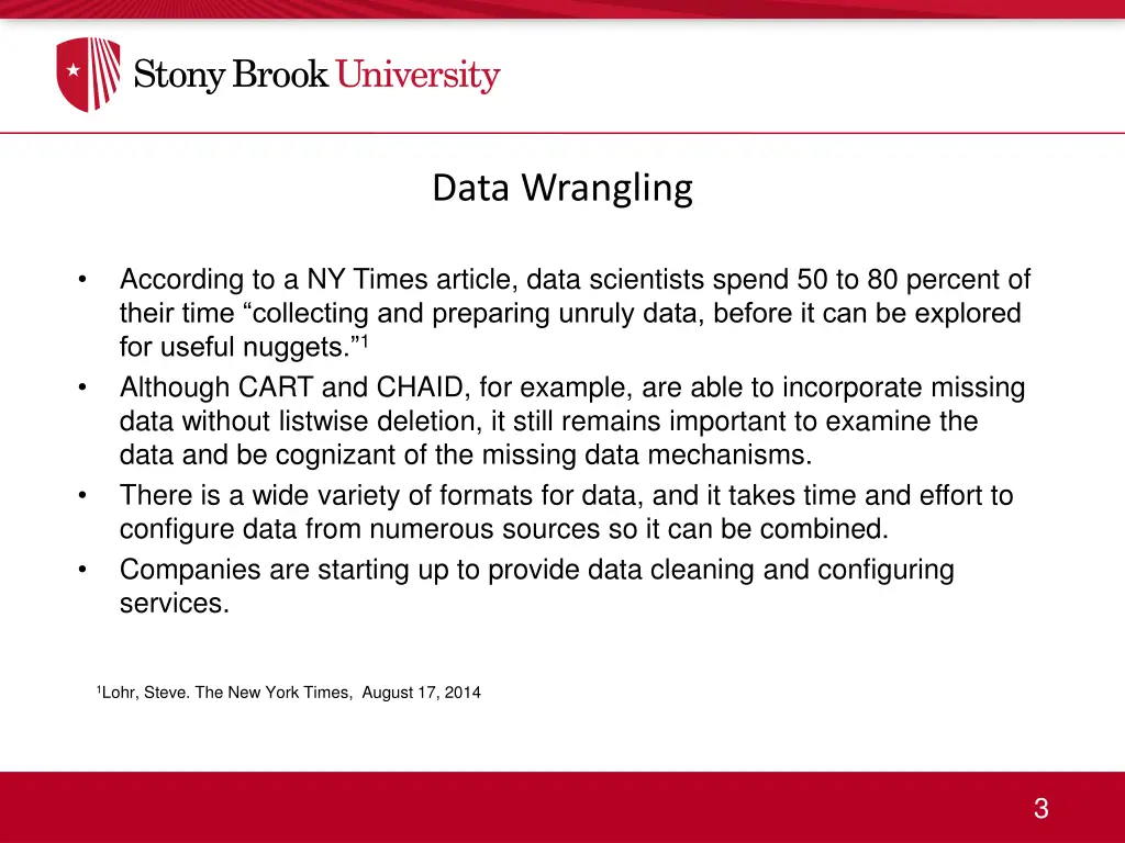 data wrangling