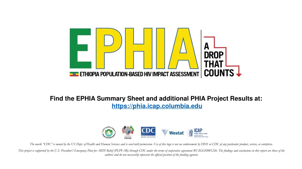 find the ephia summary sheet and additional phia