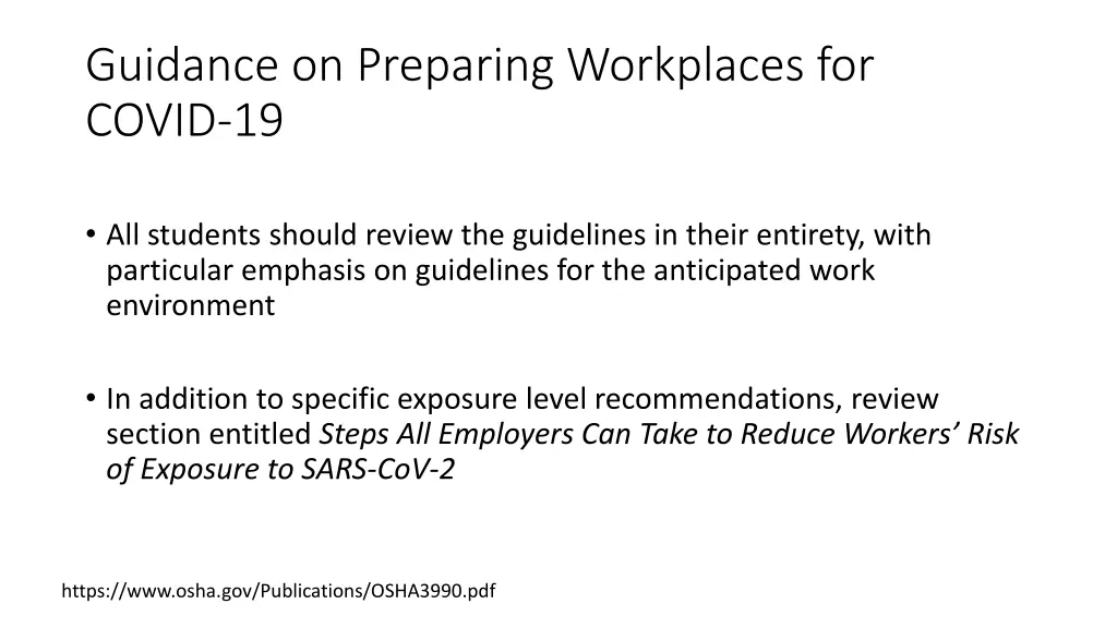 guidance on preparing workplaces for covid 19 2