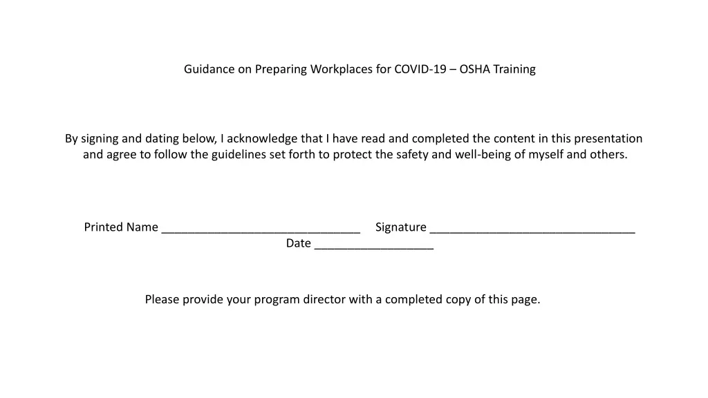 guidance on preparing workplaces for covid