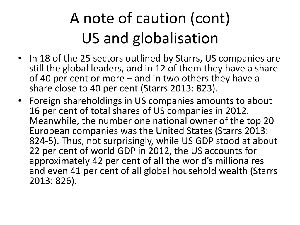 a note of caution cont us and globalisation 2