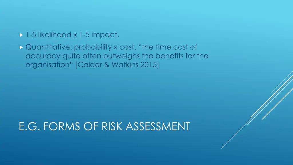 1 5 likelihood x 1 5 impact