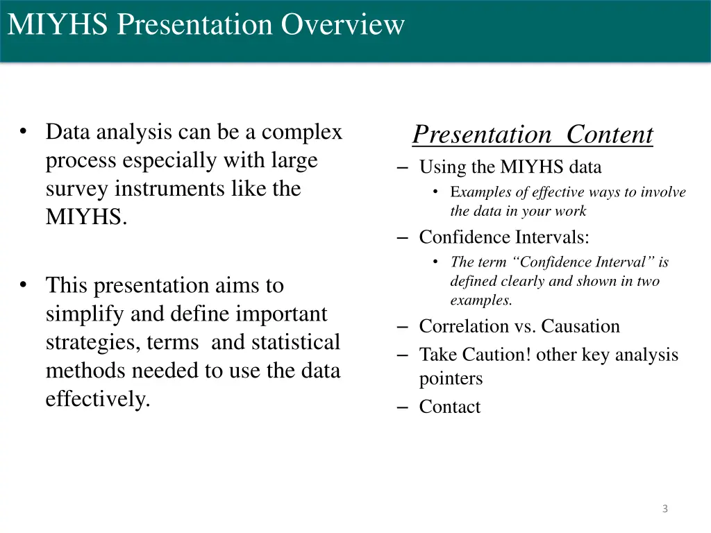 miyhs presentation overview