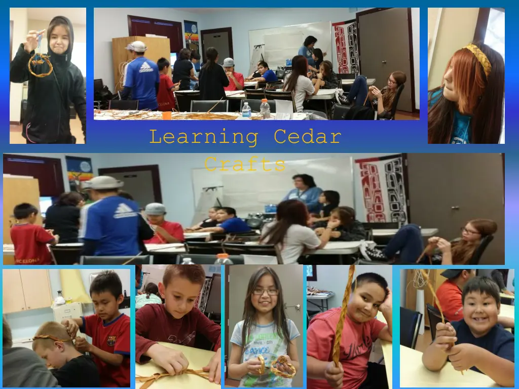 learning cedar crafts