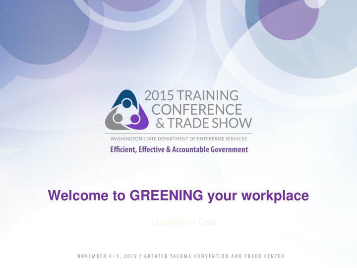 welcome to greening your workplace