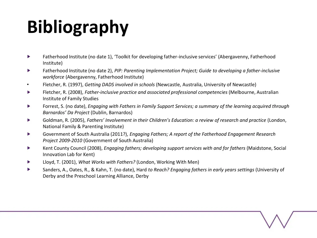 bibliography 1