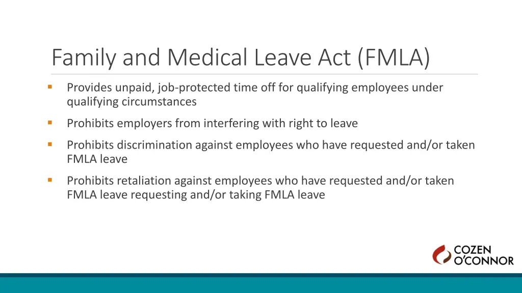 family and medical leave act fmla