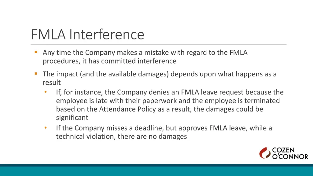 fmla interference