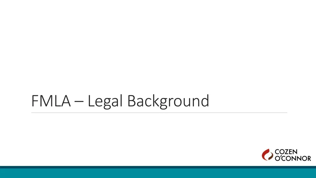 fmla legal background