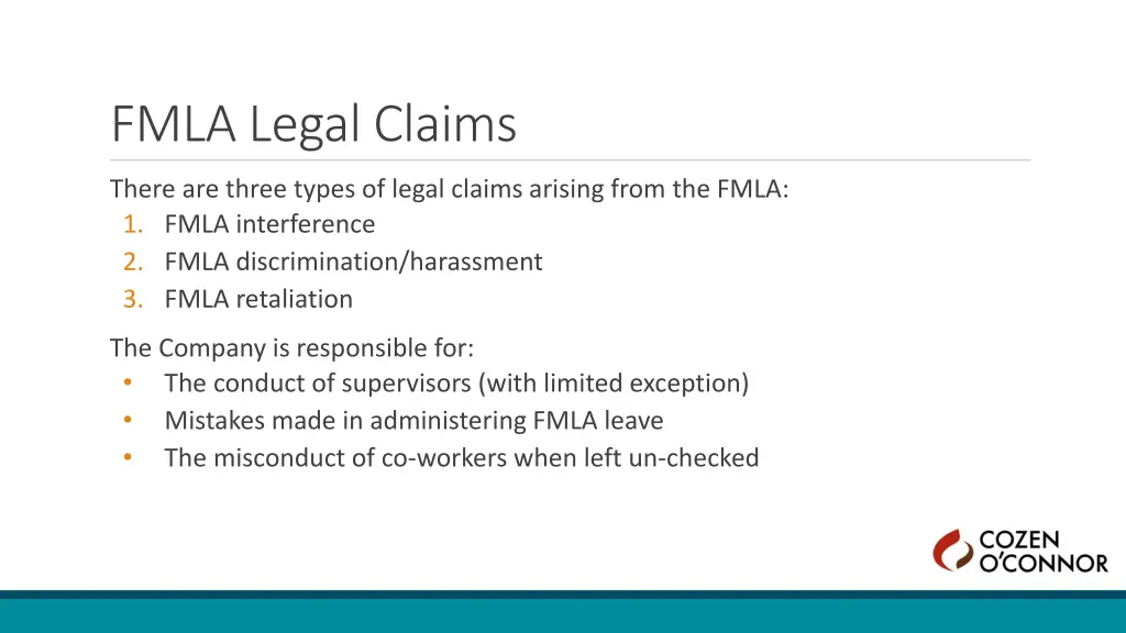 fmla legal claims 1