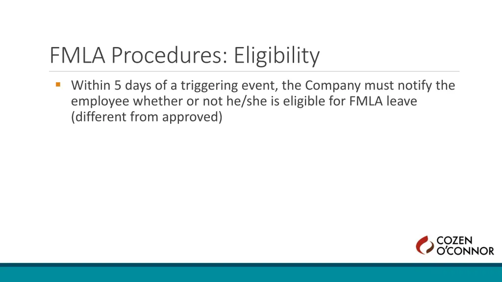 fmla procedures eligibility