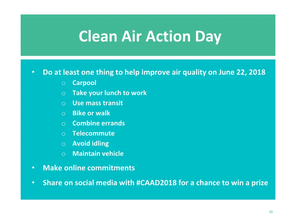 clean air action day