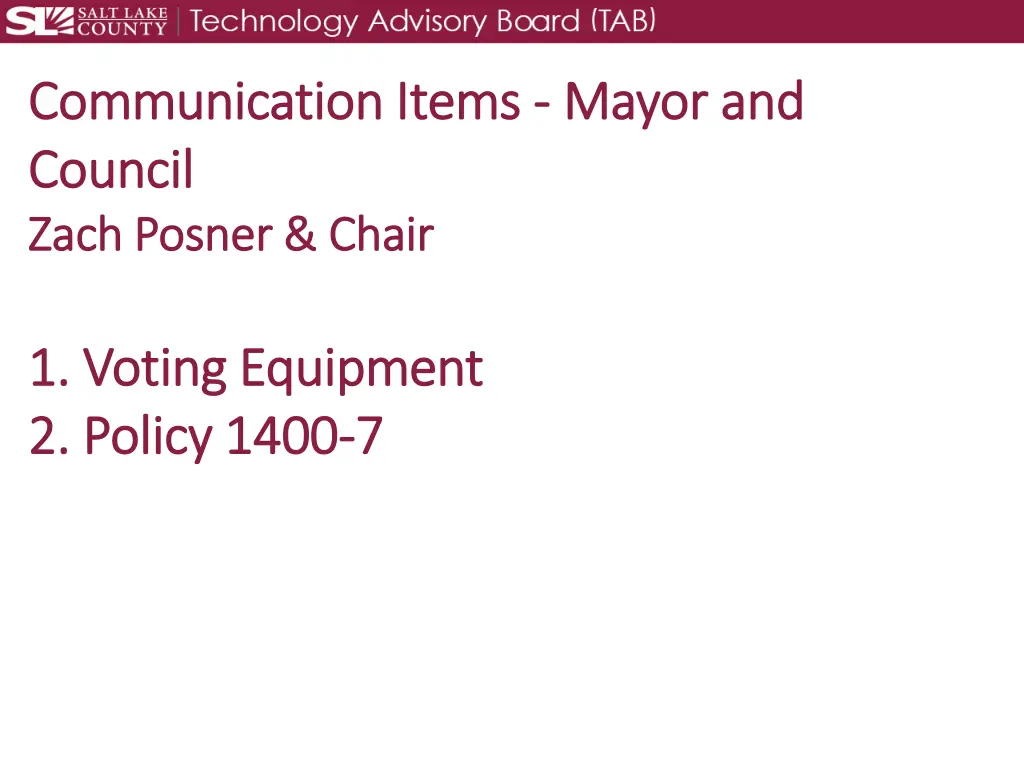 communication items communication items mayor