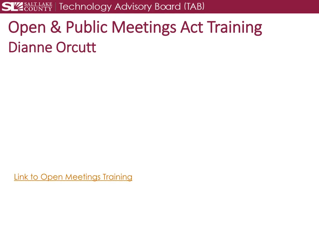 open public meetings act training open public