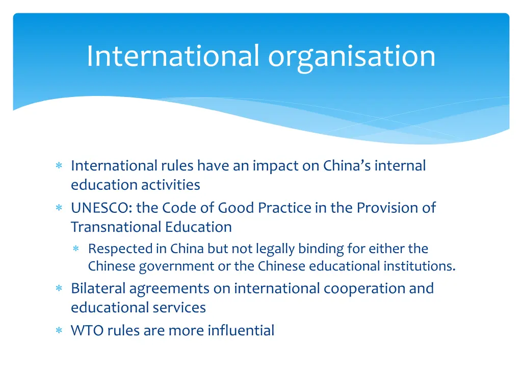 international organisation