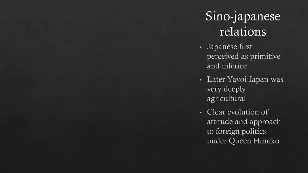 sino japanese relations japanese first perceived