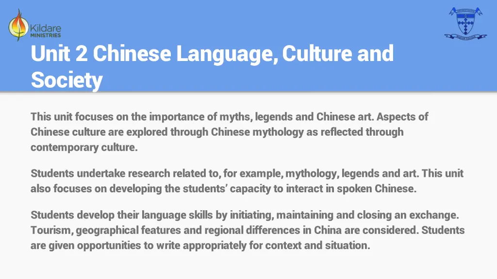 unit 2 chinese language culture and society