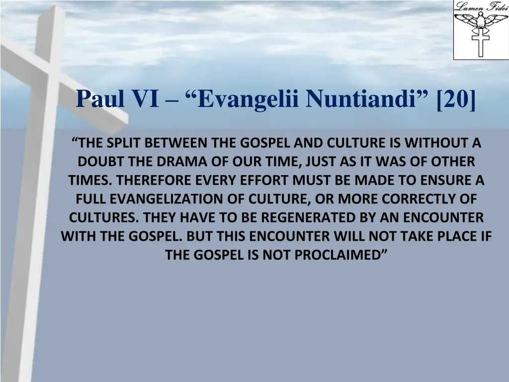 paul vi evangelii nuntiandi 20