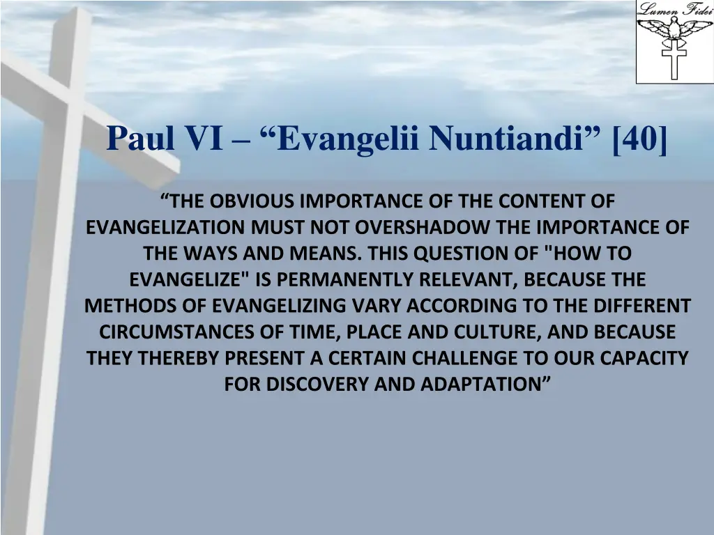 paul vi evangelii nuntiandi 40