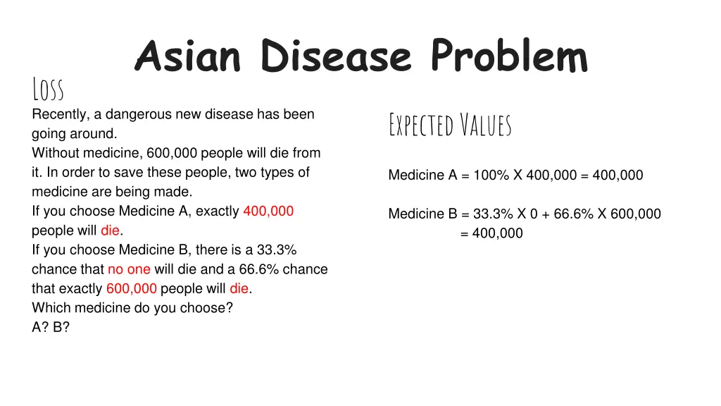 asian disease problem 1