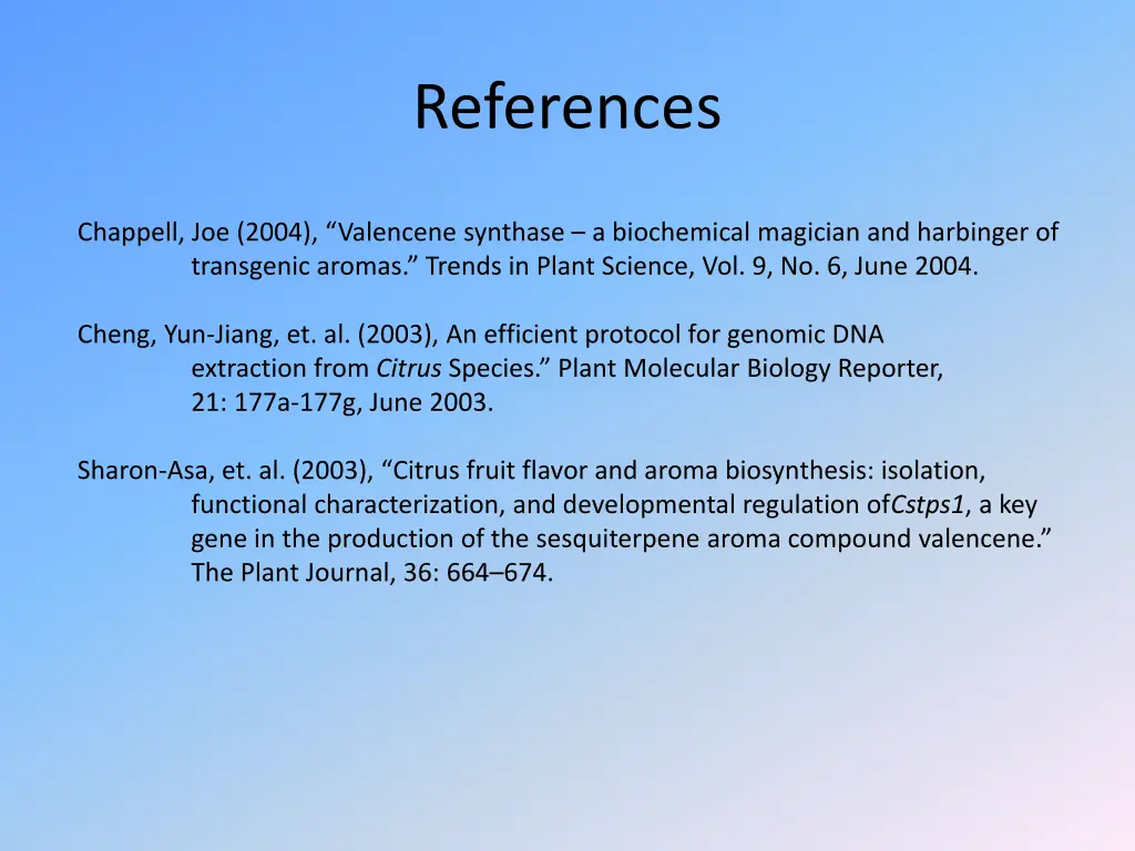 references