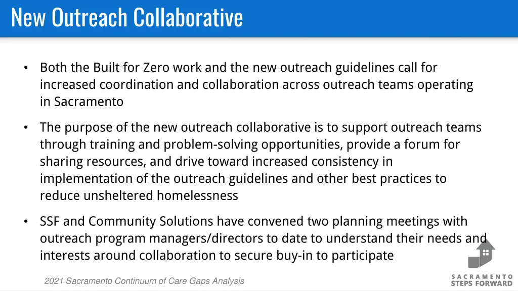 new outreach collaborative