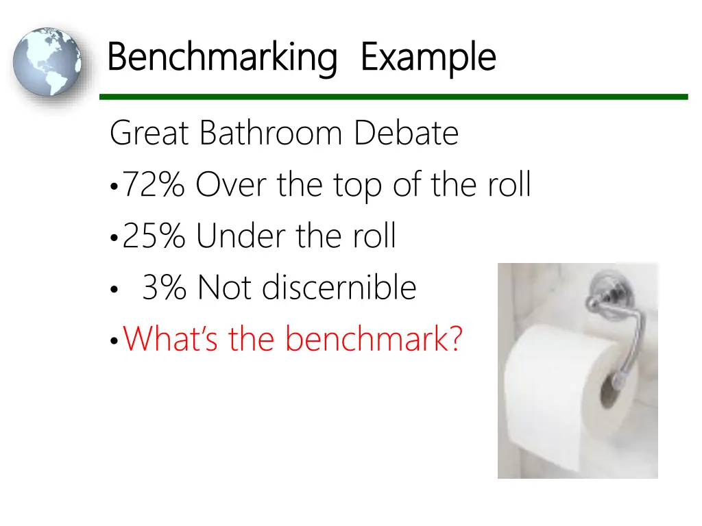 benchmarking example benchmarking example