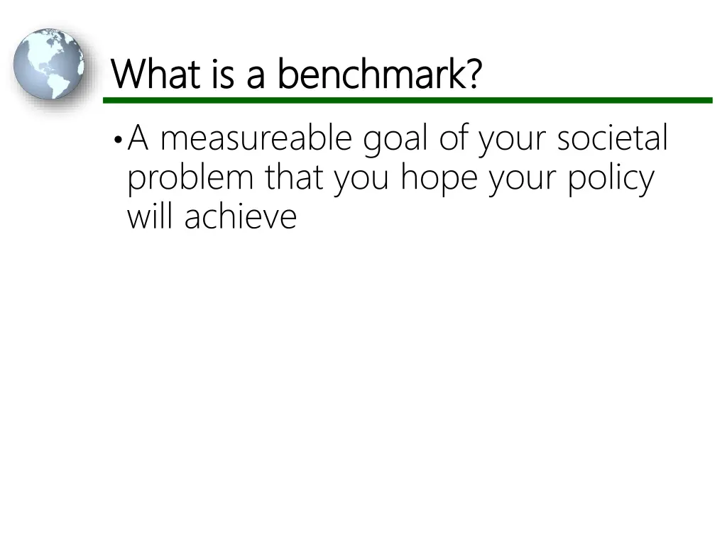 what is a benchmark what is a benchmark