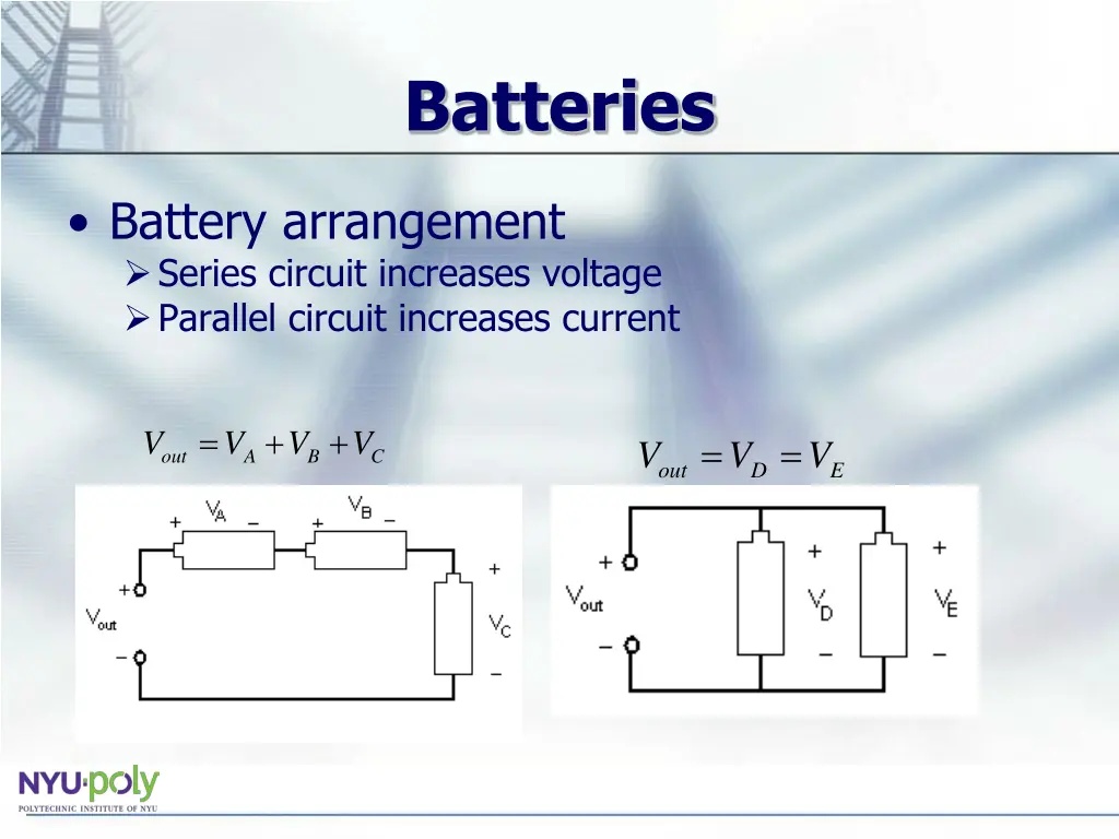 batteries