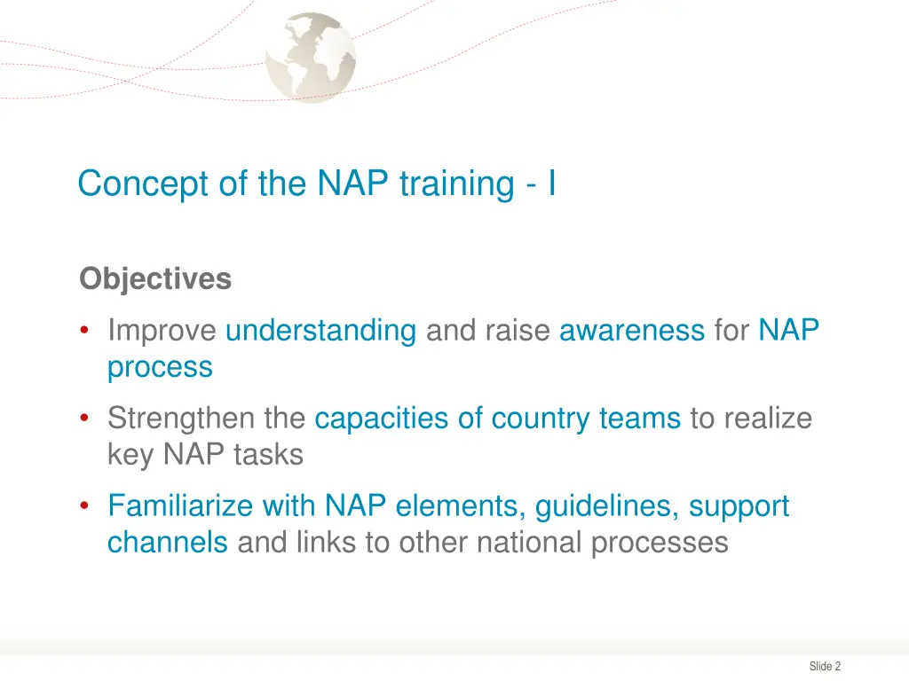 concept of the nap training i