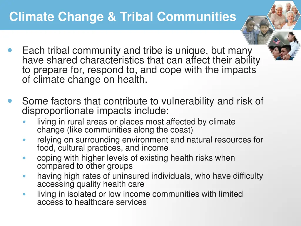 climate change tribal communities