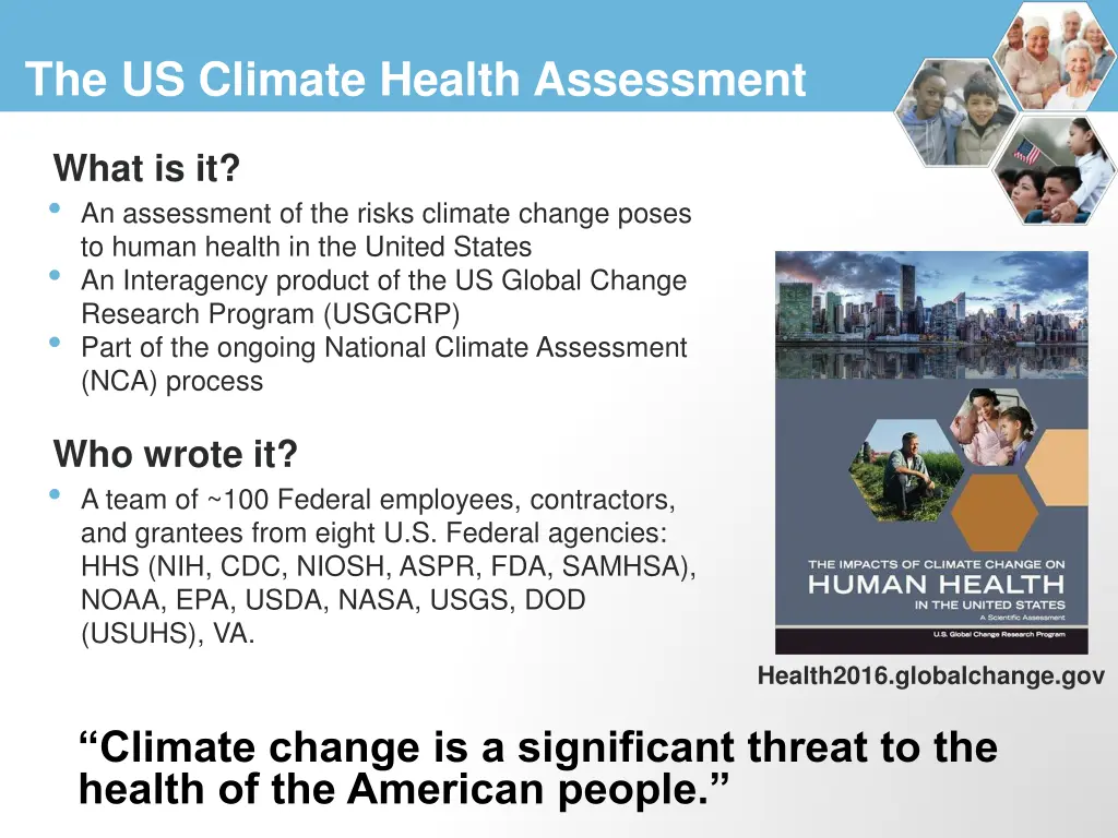 the us climate health assessment