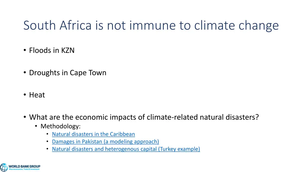 south africa is not immune to climate change