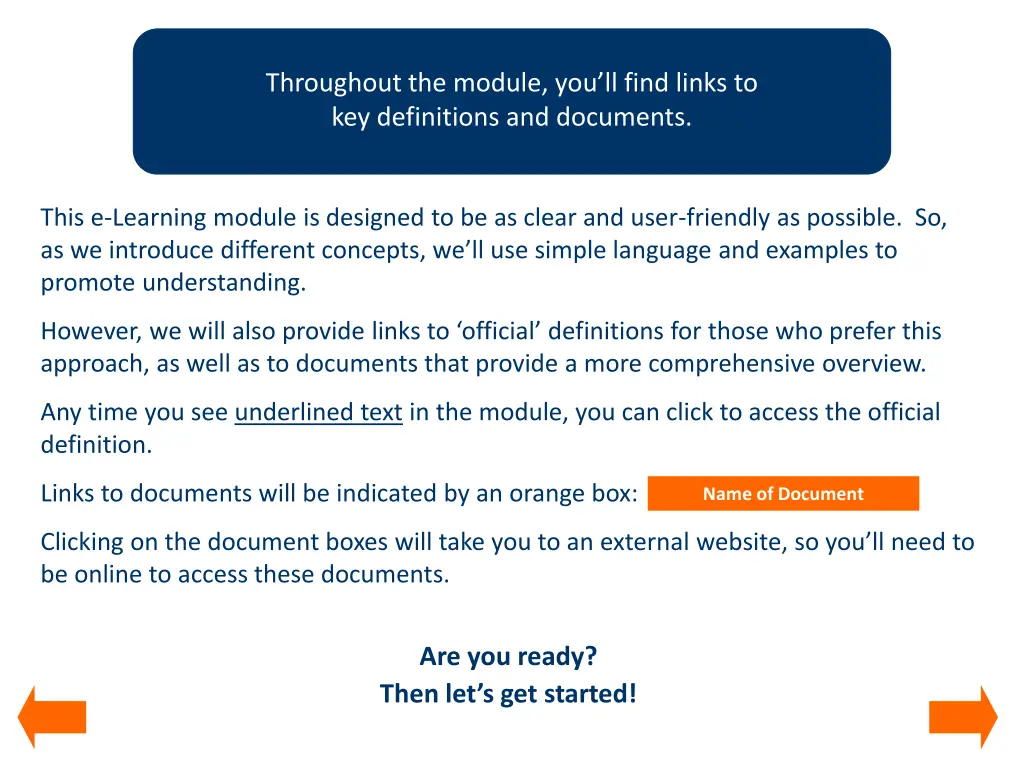 throughout the module you ll find links